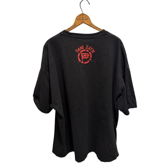 WWE Sami Zayn "Never Be the Same" Black Red Cotton Men’s 3XL T-Shirt - Picture 5 of 7